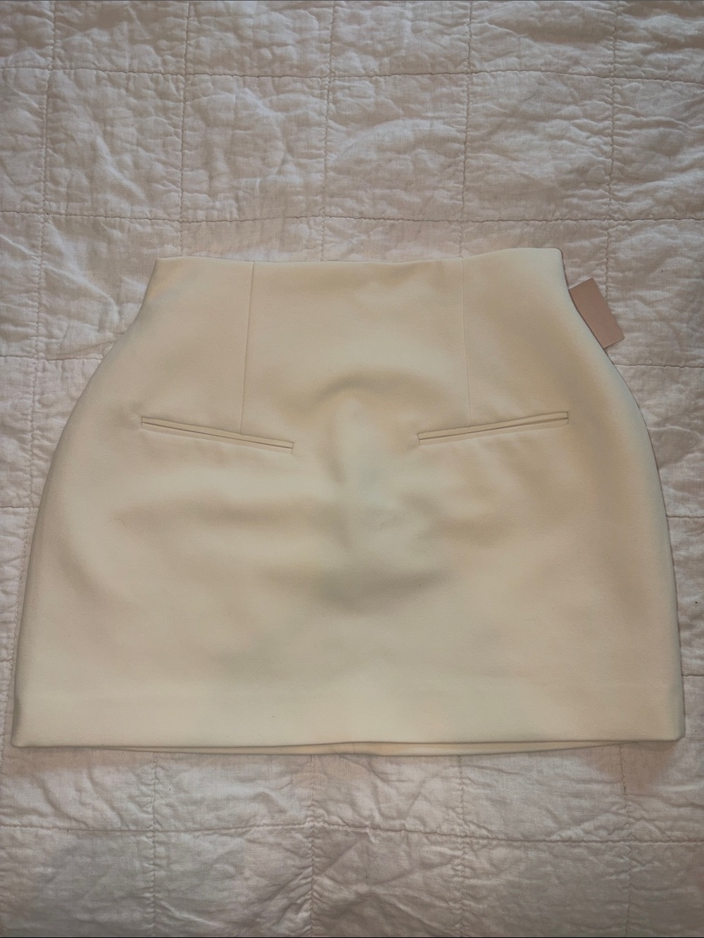 Odd Muse Cream Mini Skirt - Picture 2 of 5